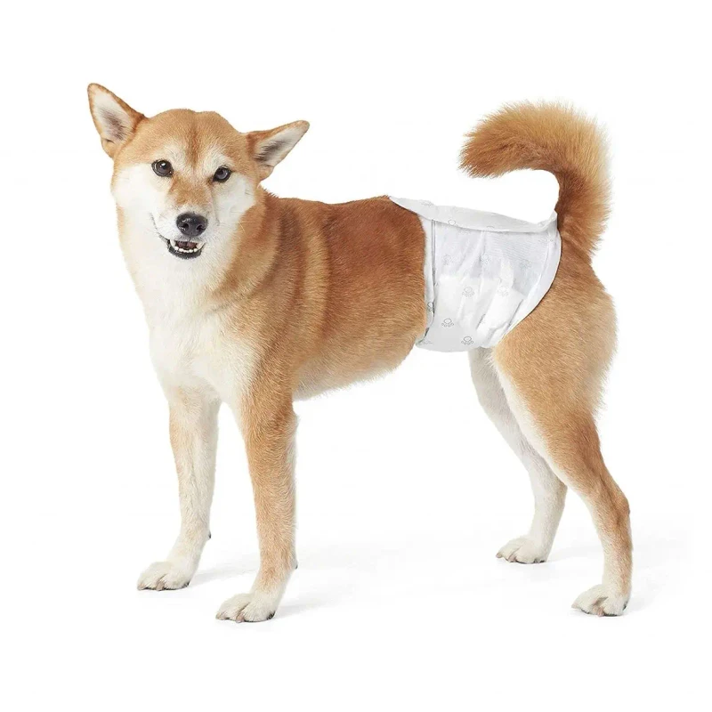 Manufacturer Biodegradable Disposable Printed Pet Diapers for Dogs Breathable Comfortable Easy to Use with Leak Guard