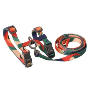 Manufacturer Cat Harness and Leash Set Pet Outdoor Travel Adjustable Pet Leash for Small Cat Dog Pet Supplies