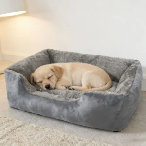 Manufacturer Custom Logo Plush Comfortable Anti slip Bottom Cat Dog Bed Calming