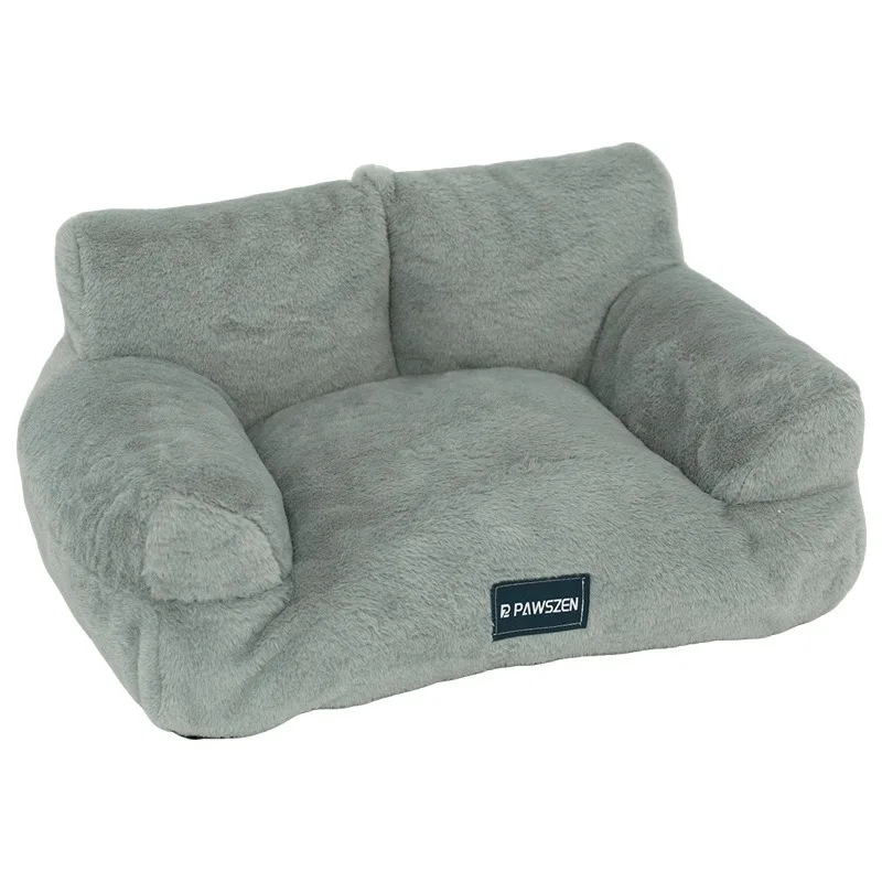 Manufacturer Custom Soft Comfortable Removable Washable Cute Luxury Durable Calming Pet Sofa Bed Dog Bed