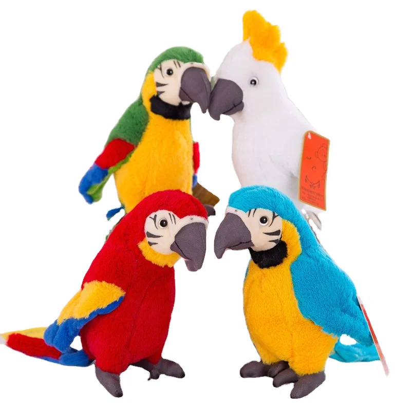 Manufacturer Customization Expert Simulation Parrot Bird Toy OEM ODM Toy Factory Bulk Support Private Label Low MOQ Supply