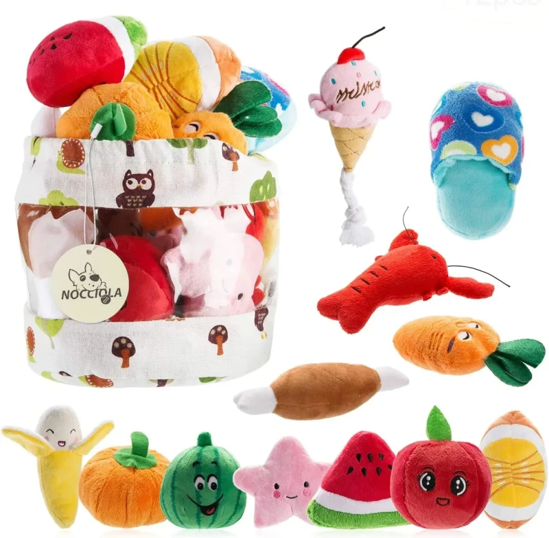 Manufacturer Cute Plush Dog Squeaky Toys for Small Medium Large Dog Chew Toys