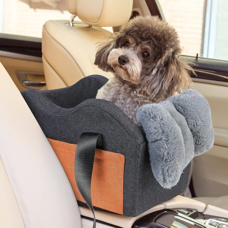 Manufacturer Detachable Washable Console Pet Car Carrier for Outdoor Use