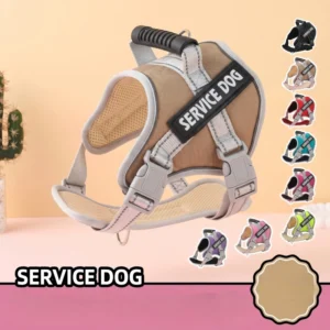 Manufacturer Direct Sale Large Dog Walking Harness Reflective Breathable Explosion Proof Pet Leash Solid Fashion Stock