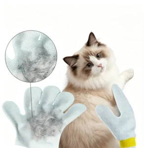 Manufacturer Disposable No-Rinse Hypoallergenic Pet Cleaning Gloves Bath Wipes for Dogs and Cats