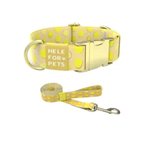 Manufacturer Imitation Nylon Pet Collars Cute Prints Comfortable and Durable