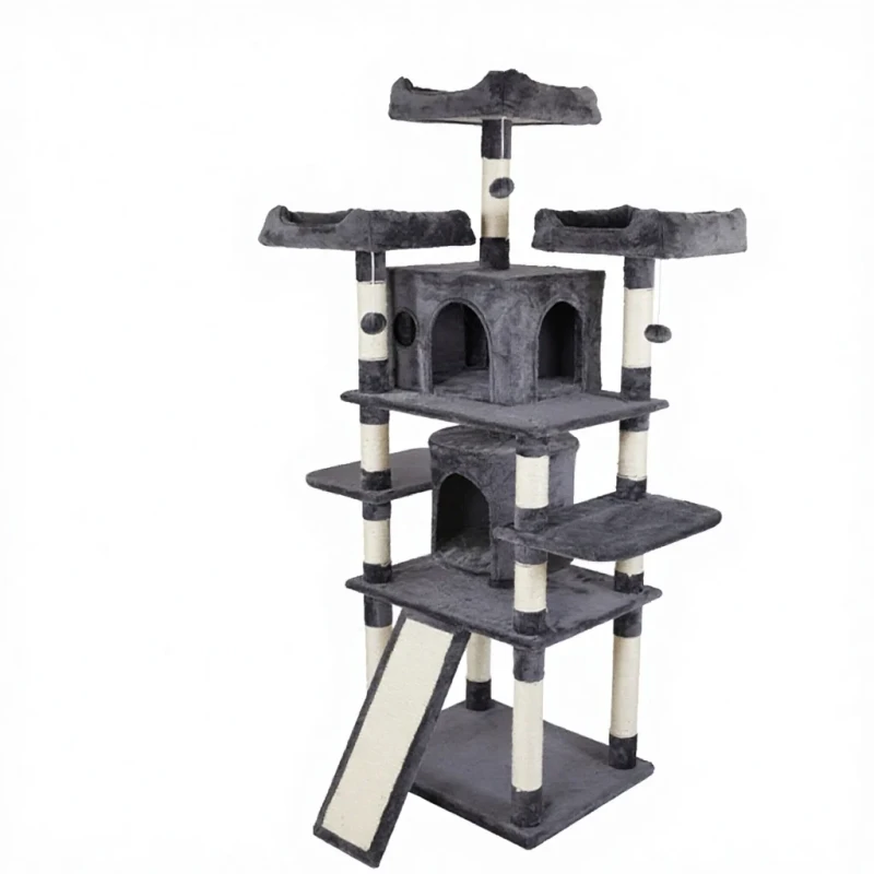 Manufacturer Large Tower Condo Cat Tree Scratcher
