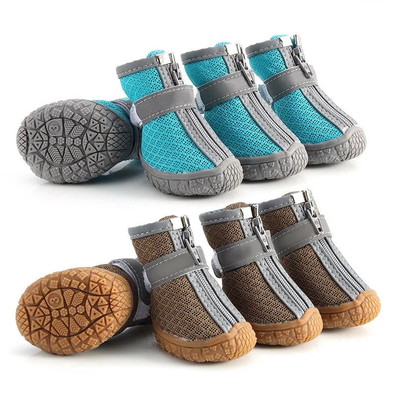 Manufacturer Luxury Anti-Slip Bling Pet Dog Shoes Modern Classic Solid Style Breathable and Warm