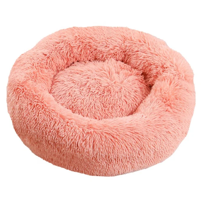 Manufacturer Luxury Soft Cozy Cushion Round Cat Dog Pet Beds