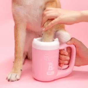 Manufacturer New Products Soft Brush Dog Portable Pet Cleaning Paw Cleaner Cup