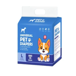 Manufacturer OEM Cotton High Absorbent Male and Female Disposable Dog Pet Diaper