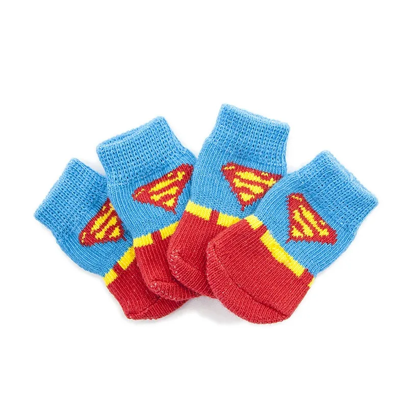 Manufacturer Pet Dog Socks Anti-slip Indoor Cotton Non Slip Pet Shoes Sock Cute Sock for Dogs