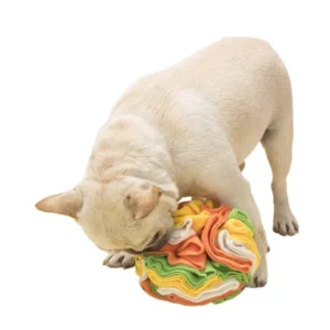 Manufacturer Pet Sniffing Ball Foldable Pet Treat Interactive Feeding Toy Dog Snuffle Mat Stress Release Toy for Dogs