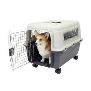 Manufacturer Plastic Large Pet Carrier for Cat Dog Travel Box Basket Cage Outdoor Transport Pet Air Crate
