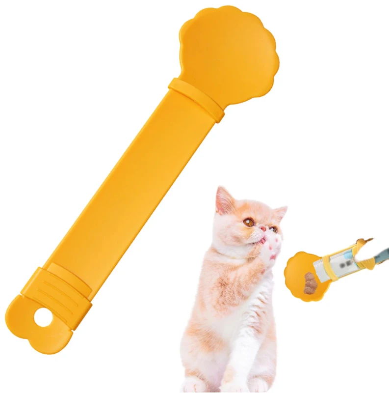 Manufacturer Portable Snacks Accessories Size Cat Strip Squeezer Pet Feeding Spoon Cat Strip Feeder Cat Strip Feeder