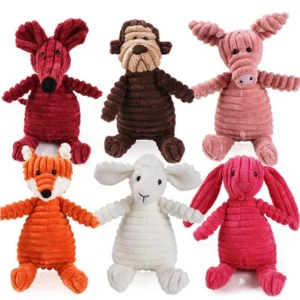 Manufacturer Private Label Stuffed Popular Bulk Pet Pack Set Natural Custom Squeaky Plush Dog Toy