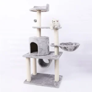 Manufacturer Short Plush Sisal Cat Scratcher Tree
