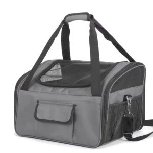 Manufacturer Small Dog Pet Travel Carrier Bag Portable Backpack with Storage Pockets Car Seat Dog Carriers