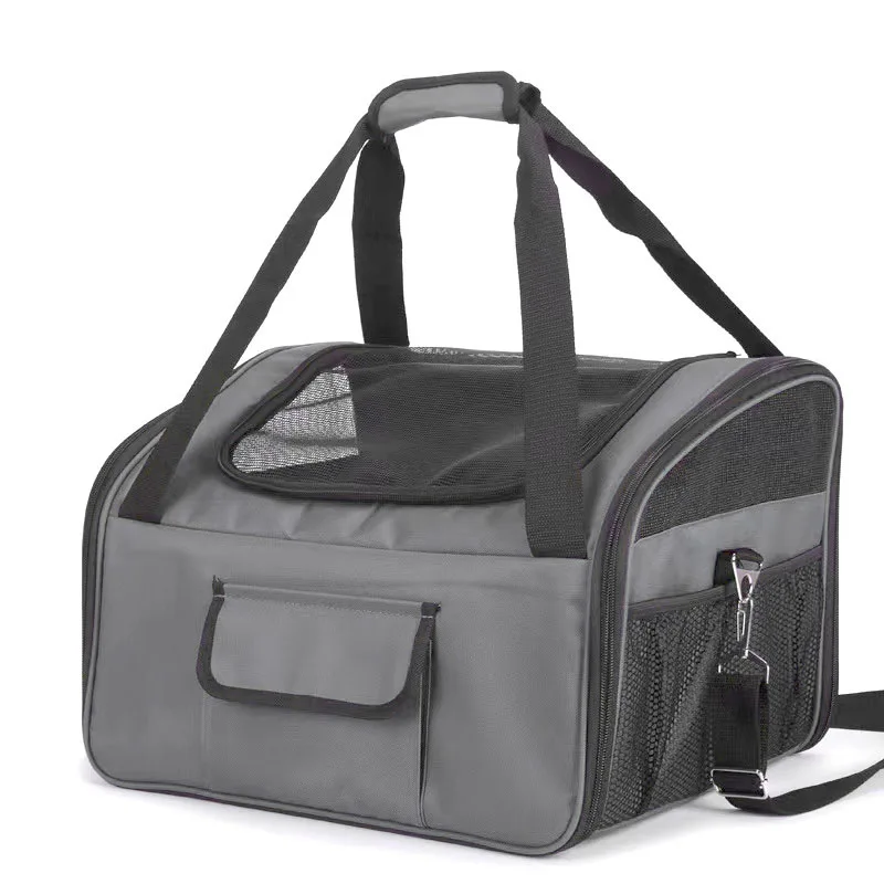 Manufacturer Small Dog Pet Travel Carrier Bag Portable Backpack with Storage Pockets Car Seat Dog Carriers