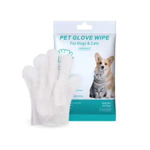 Manufacturer Soft Non Woven Pet Cleaning Gloves Effective Deodorizing Pet Wipes Wash Free Wet Wipes Dog Pet Glove