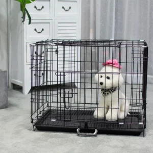 Manufacturer Stainless Steel Metal Large Small Foldable Carriers Pet Dog Cage
