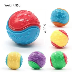 Manufacturer TPR Material Large Dog Chew Toy, Interactive Training Ball for Teeth Cleaning, Anti Grit Rubber Squeak Toy