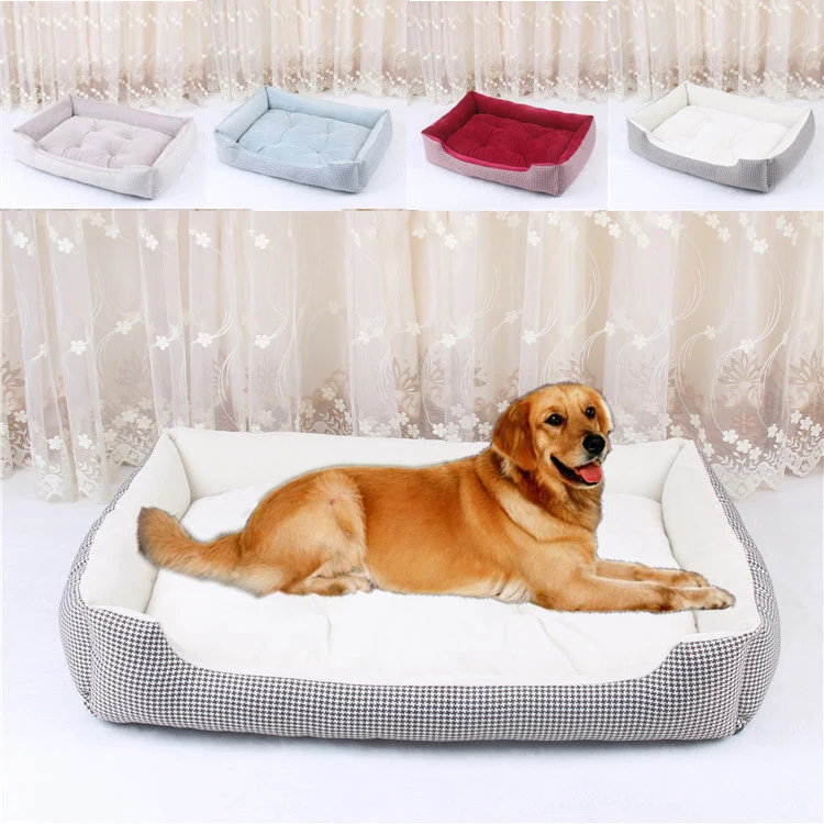 Manufacturer Warm Soft Linen Pet Accessories Dog Sofa Bed