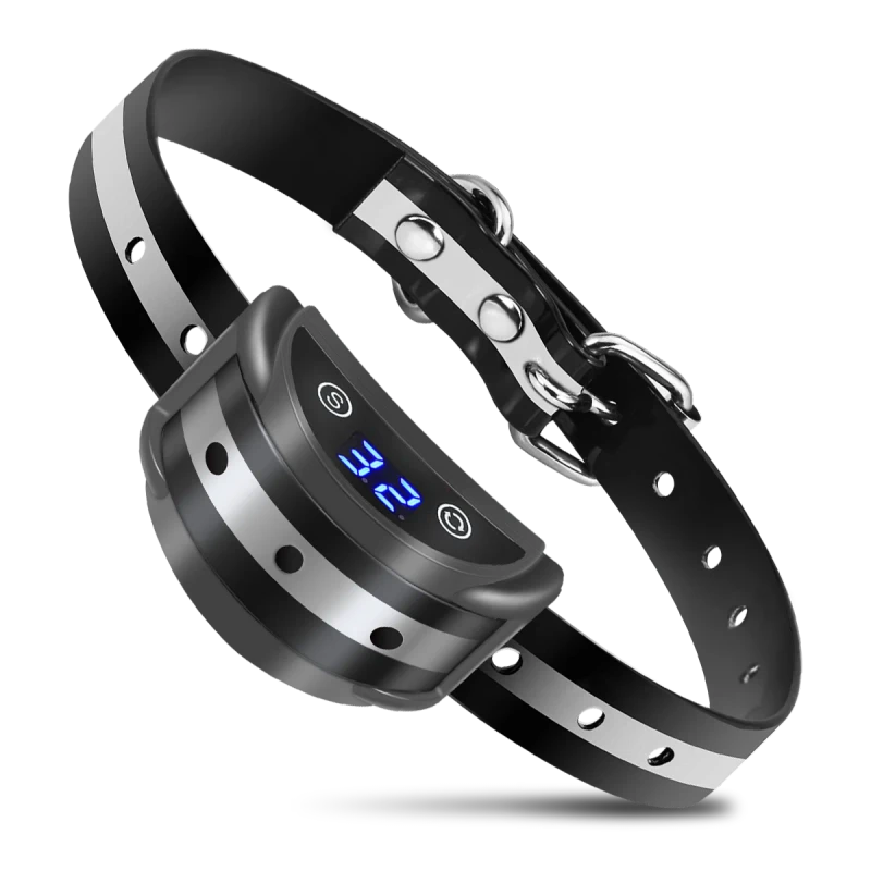 Manufacturer Waterproof Activated Personal Pet Dog Bark Collar Vibration USB Rechargeable With Lithium Battery for Dog