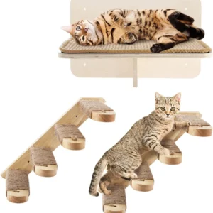 Manufacturers Custom Cat Climbing Tree Scratcher Wall Mounted Cat Tree Furniture Platform