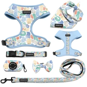Manufacturers Customized Dog Harness Set New Design Personalized No Pull Neoprene Pet Dog Harness Leash Lead Collar Set