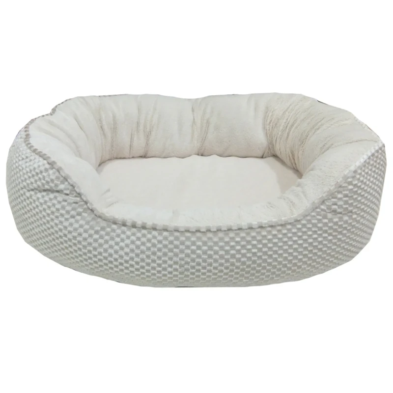Manufacturer's Low Plech Luxury Dog Bed Warm Soft Memory Plush Washable Non Slip Bottom Fits Small Medium Pets