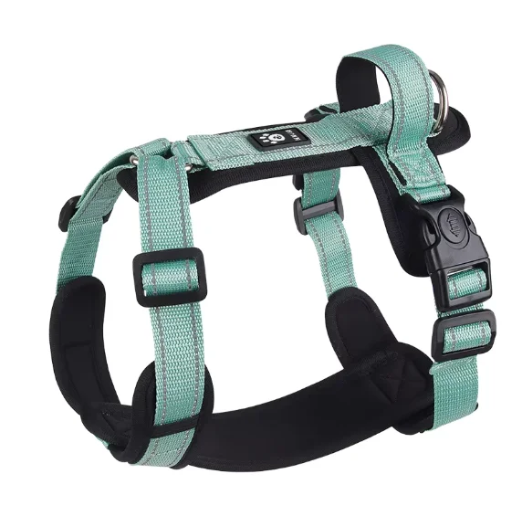 Manufacturing Nylon No Pull Dog Training Harness Leash Adjustable Reflective Oxford Fashion Durable Breathable