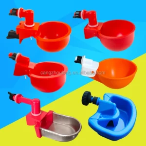 Many Type DIY Automatic Bird Duck Broiler Chicken Drinker Fountain Plastic Poultry Water Cups