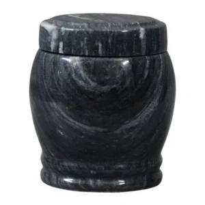 Marble Cremation Urn Funeral Urn Ash Urn Memorial Container Durable Simple Design for Burial Use