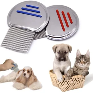 Medical Care Pets Grooming Comb Kit for Small Dogs with Round Teeth to Remove Knots Crust Mucus