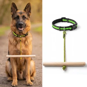 Medium Large Dog Anti Rush Training Collar Speed Limit Stick Prevent Chasing Cars Safe Walking Pet Training Supplies