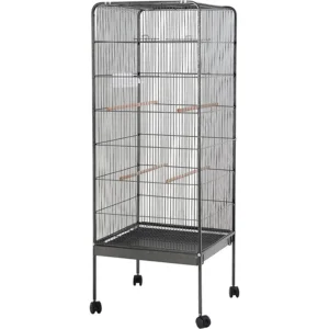 Metal Bird Aviary Parrot Cage Cockatiels Parakeets Animal Cage Bird Cage Large Capacity Parrot Nesting Supplies