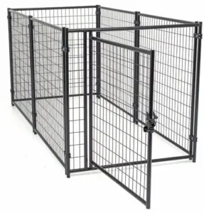 Metal Welded Mesh Dog Kennel Large Animal Cages Double Door Steel Dog House
