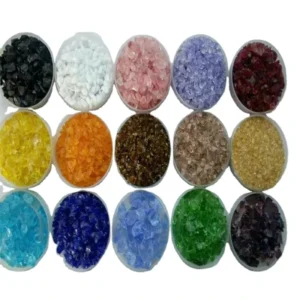 Micro Landscape Bottom Silica Aquarium Landscaping Terrazzo Aggregate Colored Glass Sand for Aquarium Decoration