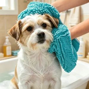 Microfiber Pet Grooming Towel High Absorbent Quick Dry Dog Bath Cleaning Towel Suitable for Dogs Cats or Other Pets