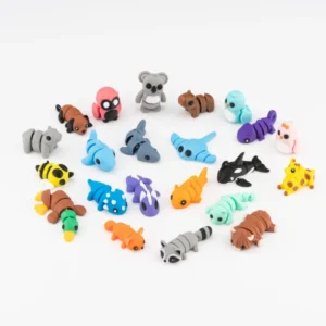 Mini 3D Printed Small Animal Collection for Amazon Popular Multi Colour Ornaments Toy Type Animals