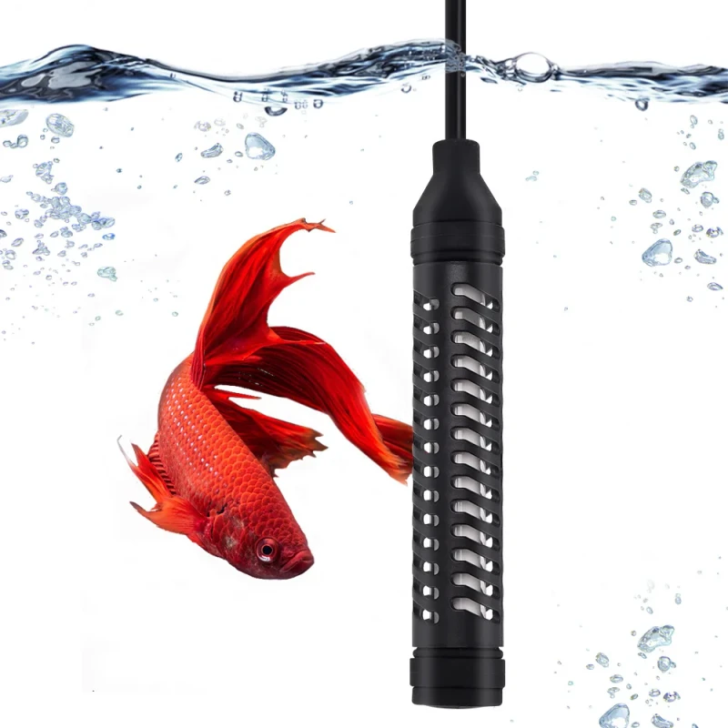 Mini 50W 220-240V Automatic Constant Temperature Fast Heating Rod Energy-Saving Plastic Aquarium Accessory Box