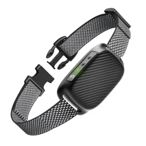 Mini Dog Bark Control LED IP67 Waterproof Bark Stop Collar 3 Adjustable Modes Smart Barking Control Rechargeable Battery 15 Day