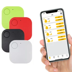 Mini GPS Pet Tracker for Dogs Cats and Kids Portable Anti-Lost Locator with Alarm Function Smart Tracking Device