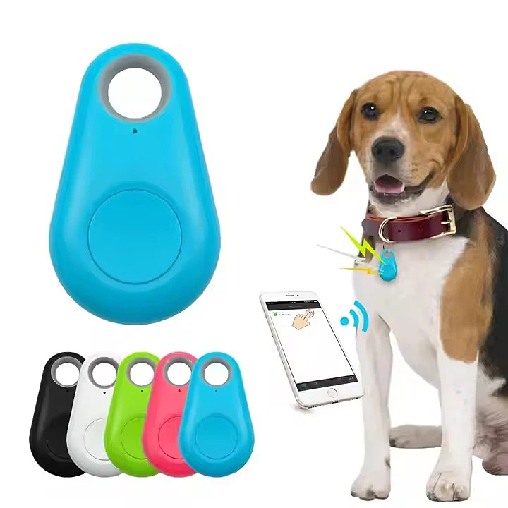 Mini GPS Tracers Anti-Lost Waterproof Bluetooth Locator for Dog Cat Kids Key