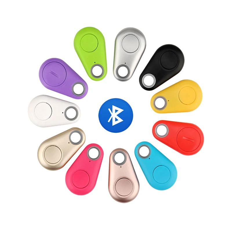 Mini GPS Waterproof Bluetooth Tracker Android Compatible Locator for Pet Dogs Cats Kids Car Key Collar