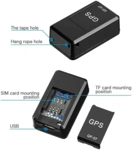 Mini Plastic GSM GPS Pet Tracker for Cats and Dogs with Real Time Tracking and 20+ Hours Battery Life