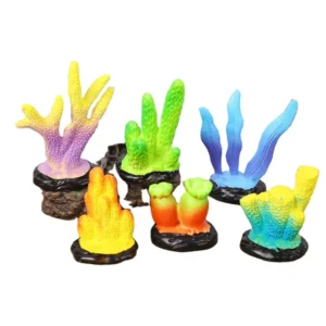 Mini Realistic Coral Fish for Aquarium Aquatic Plants Marine Themed Decorative Resin Eco Friendly 3D