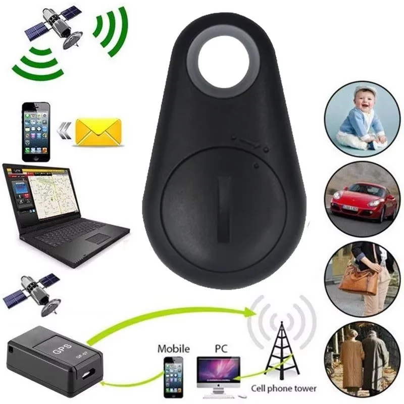 Mini Smart GPS Waterproof Pet Tracker Anti-Lost Locator Tracer for Dogs Cats Kids Cars Wallets Keys With Accessories Collar