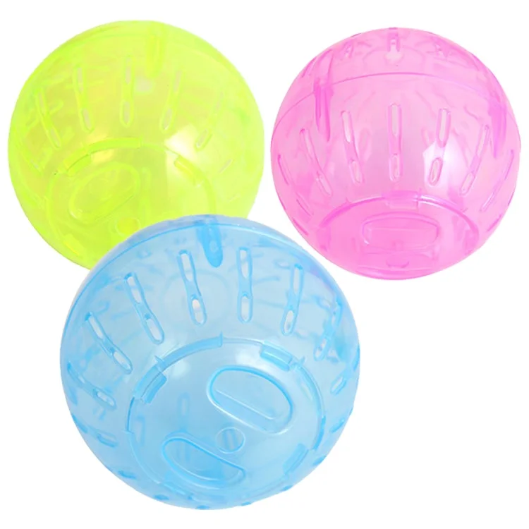 Mini Trot Ball Golden Bear Design Hamster Running Ball Toy ABS Plastic Eco Friendly 10cm Diameter Small Animal Supplies